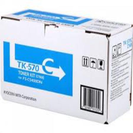 Product image for Kyocera TK-570C Original Cyan Toner Cartridge - Small