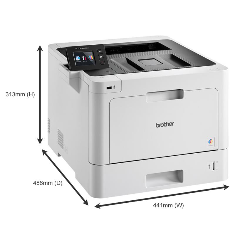 Product image for Brother HL-L8360CDW A4 Colour Laser Printer - Small