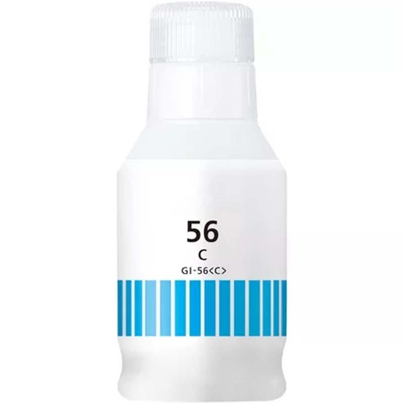 Product image for 999inks Compatible Cyan Canon GI-56C Inkjet Printer Cartridge - Small