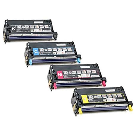 Product image for 999inks Compatible Multipack Epson S051124/27 1 Full Set High Capacity Laser Toner Cartridges - Small