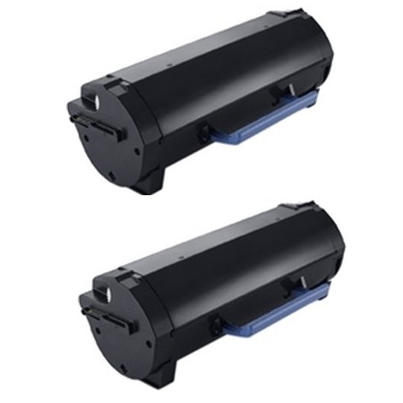 Product image for 999inks Compatible Twin Pack Dell 593-11167 Black Laser Toner Cartridges - Small