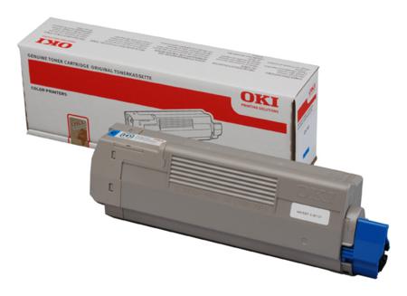 Product image for OKI 44315307 Original Cyan Toner Cartridge - Small