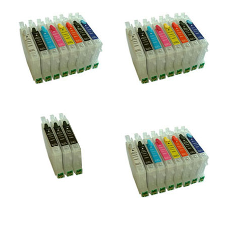 Product image for 999inks Compatible Multipack Epson T0541-549 3 Full Sets + 3 FREE Black Inkjet Printer Cartridges - Small