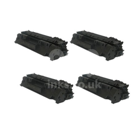 Product image for 999inks Compatible Quad Pack HP 05A Standard Capacity Laser Toner Cartridges - Small