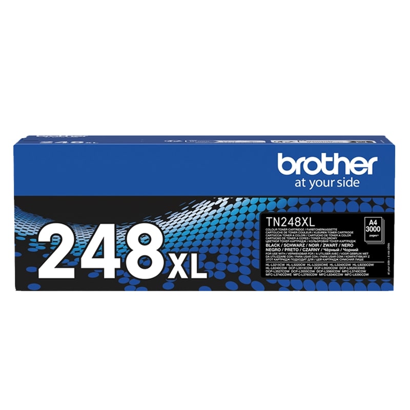 Product image for Brother TN248XLBK Black Original High Capacity Toner Cartridge - Small
