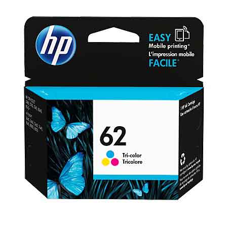 Product image for HP 62 Original Colour Ink Cartridge (C2P06AE) - Small