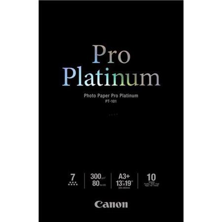 Product image for Canon PT-101 (A3+) 300gsm Pro Platinum Photo Paper (Pack of 10 Sheets) - Small
