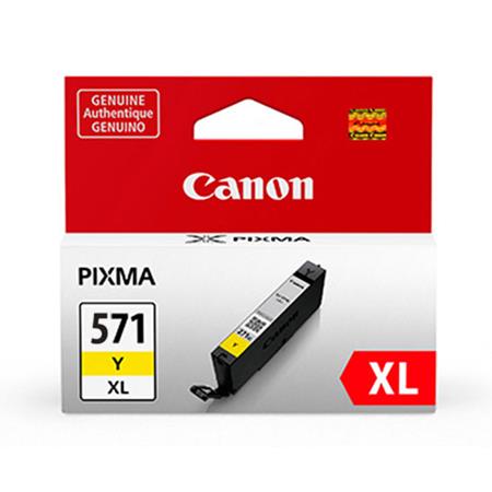 Product image for Canon CLI-571YXL Yellow Original High Capacity Ink Cartridge - Small