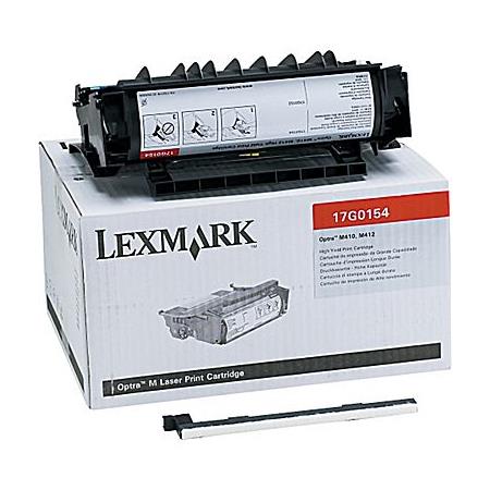 Product image for Lexmark 17G0154 Black Original High Capacity Toner Cartridge - Small