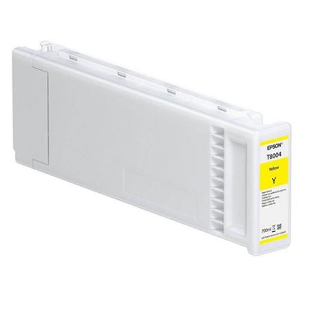 Product image for Epson T8004 (C13T800400) Yellow Original UltraChrome Ink Cartridge (700ml) - Small
