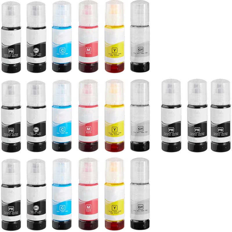 Product image for 999inks Compatible Multipack Epson 114 3 Full Sets + 3 FREE Photo Black Ink Bottles - Small