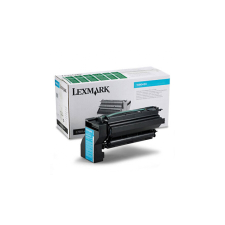 Product image for Lexmark 10B031C Cyan Original Standard Capacity Toner Cartridge - Small