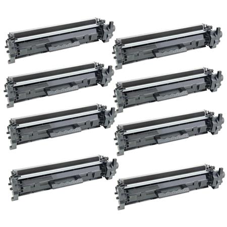 Product image for 999inks Compatible Eight Pack HP 17A Black Laser Toner Cartridges - Small