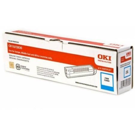 Product image for OKI 44059107 8k Cyan Original Toner Cartridge - Small