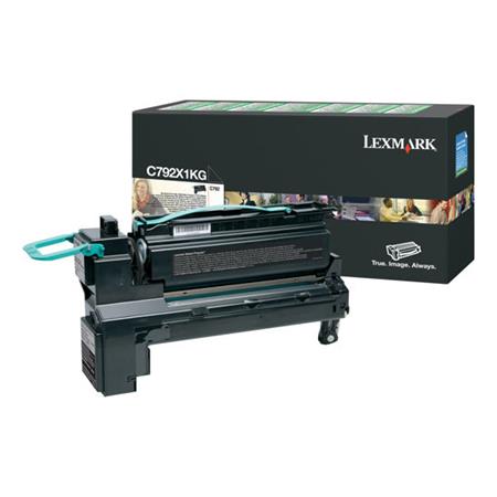 Product image for Lexmark C792X1KG Original Black High Capacity Return Program Toner Cartridge - Small