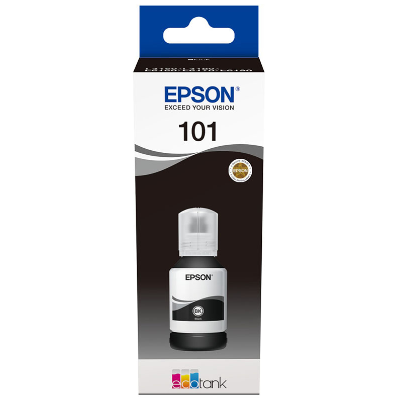 Product image for Epson 101 (T03V14A) Black Original Ink Bottle - Small