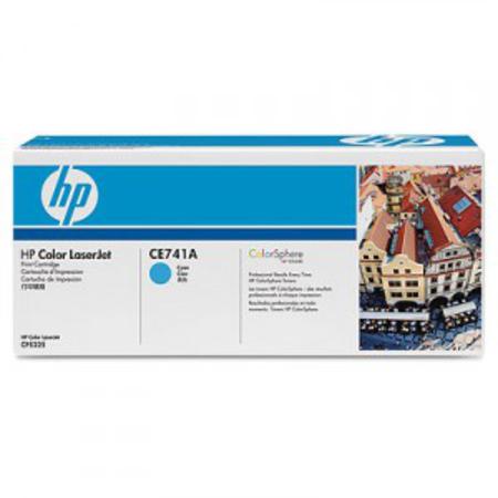 Product image for HP CE741A Cyan Original Toner Cartridge - Small