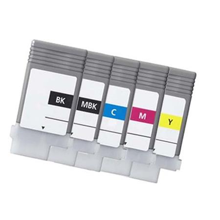 Product image for 999inks Compatible Multipack Canon PFI-107BK and PFI-107MBK/C/M/Y 1 Full Set Inkjet Printer Cartridges - Small