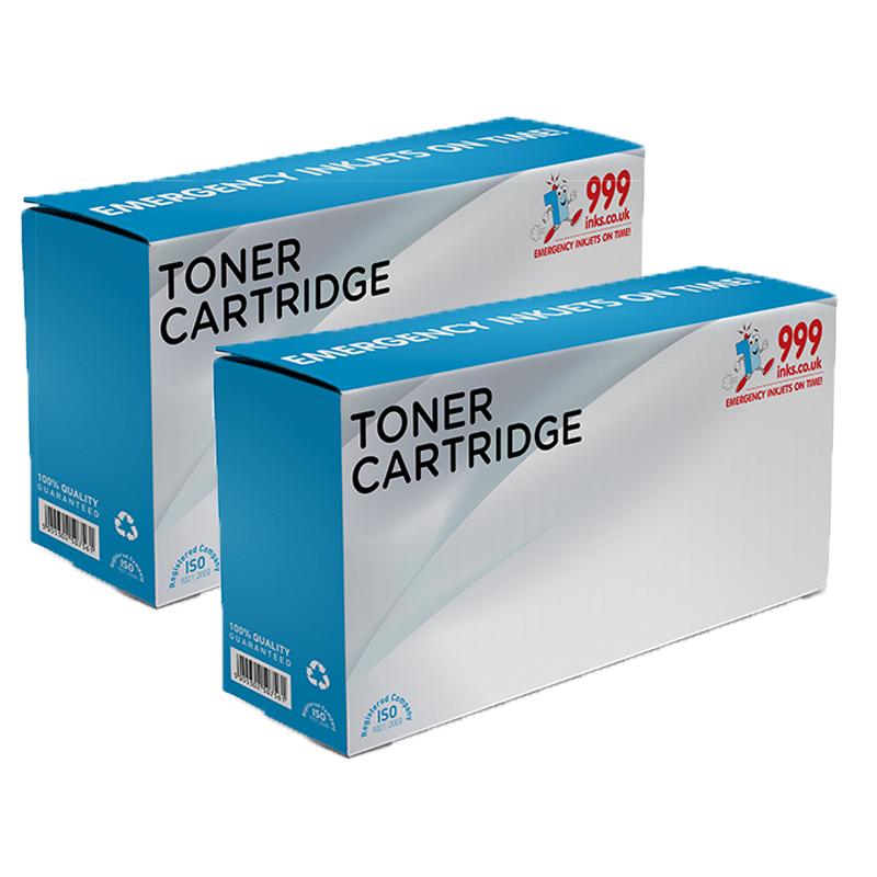 Product image for 999inks Compatible Twin Pack Kyocera TK-1250 Black Laser Toner Cartridges - Small