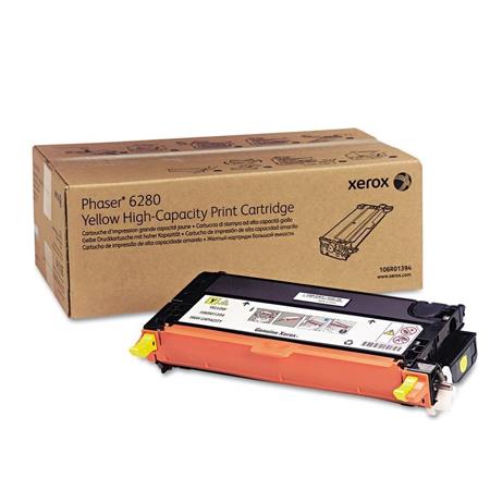 Product image for Xerox 106R01394 Yellow Original High Capacity  Laser Toner Cartridge - Small