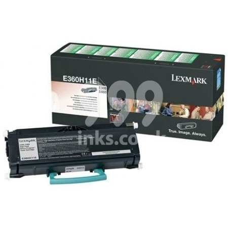 Product image for Lexmark E360H11E Black Original High Capacity Toner Return Programme Cartridge - Small