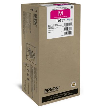 Product image for Epson T9733 (T973300) Magenta Original High Capacity Ink Cartridge - Small