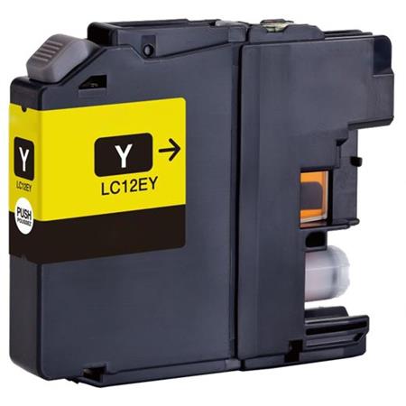 Product image for 999inks Compatible Brother LC12EY Yellow Inkjet Printer Cartridge - Small