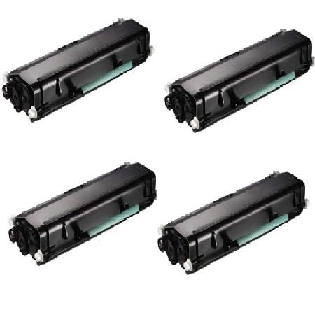 Product image for 999inks Compatible Quad Pack Dell 593-11056 Black Laser Toner Cartridges - Small