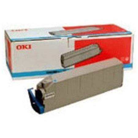 Product image for OKI 41963607 Cyan Original Toner Cartridge - Small
