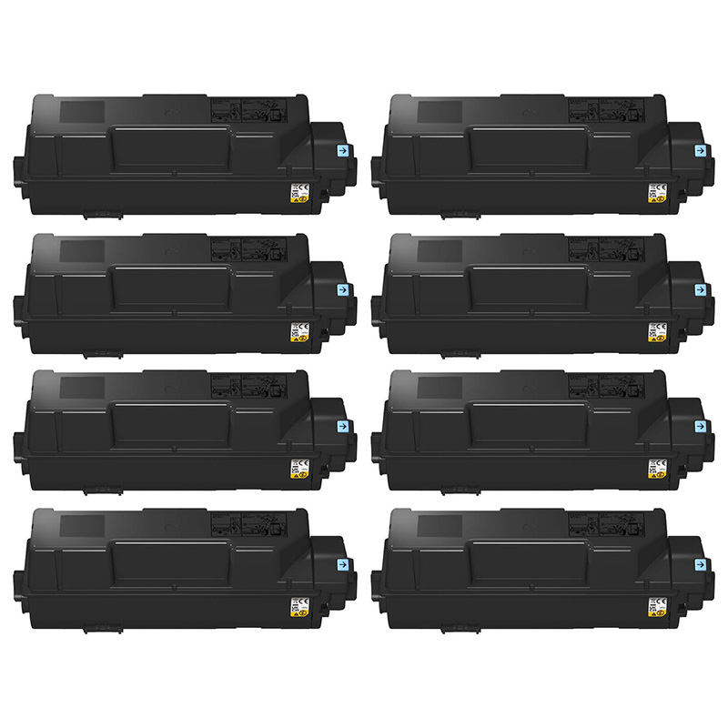 Product image for 999inks Compatible Eight Pack Kyocera TK-1260 Black Laser Toner Cartridges - Small