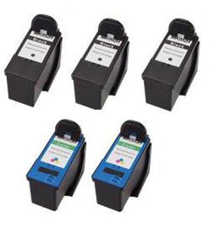 Product image for 999inks Compatible Multipack Dell MK992/993 2 Full Sets + 1 Extra Black Inkjet Printer Cartridges - Small