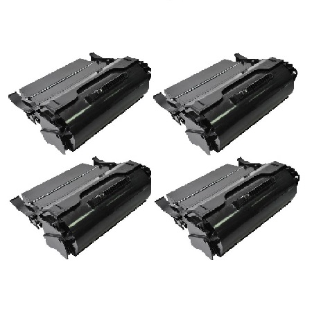 Product image for 999inks Compatible Quad Pack Lexmark T650A11E Black High Capacity Laser Toner Cartridges - Small