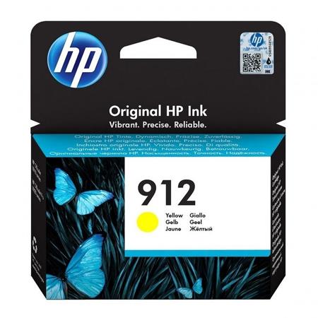 Product image for HP 912 Yellow Original Standard Capacity Ink Cartridge (3YL79AE) - Small