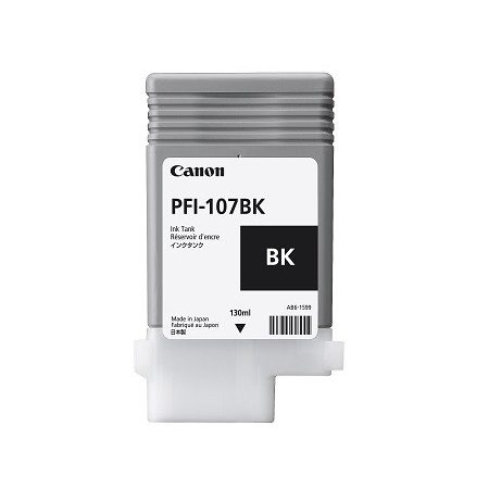 Product image for Canon PFI-107 Original Black Ink Cartridge (Canon 6705B001) - Small