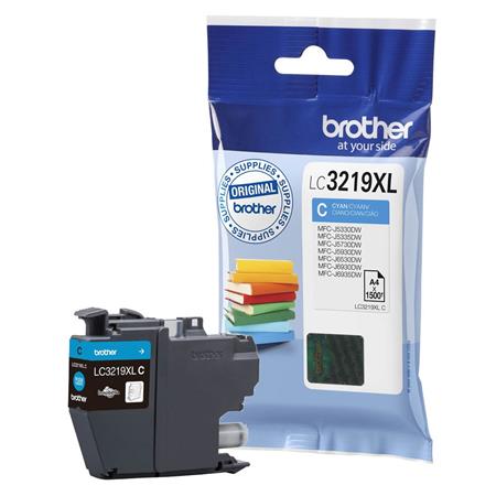 Product image for Brother LC3219XLC Cyan Original High Capacity Ink Cartridge - Small