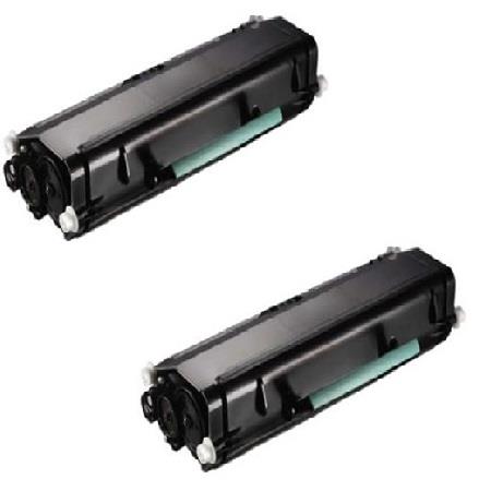 Product image for 999inks Compatible Twin Pack Dell 593-11056 Black Laser Toner Cartridges - Small