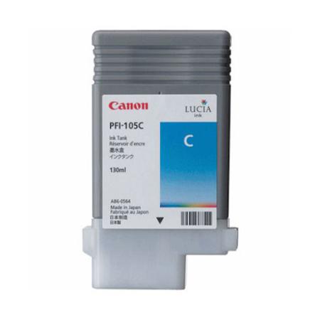 Product image for Canon PFI-105C (3001B005AA) Cyan Original Ink Cartridge - Small