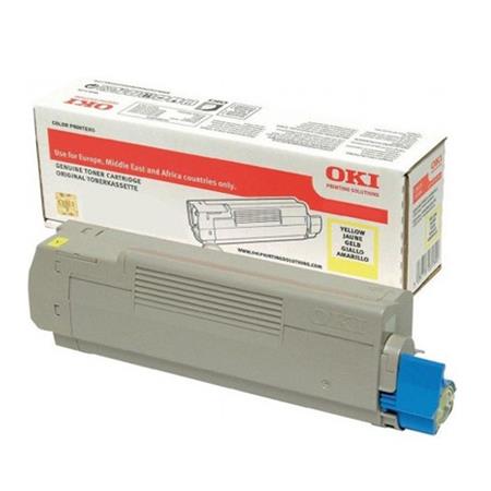 Product image for OKI 46507505 Yellow Original Toner Cartridge - Small