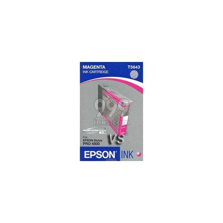 Product image for Epson T5643 Magenta Original Standard Capacity Ink Cartridge (T564300) - Small