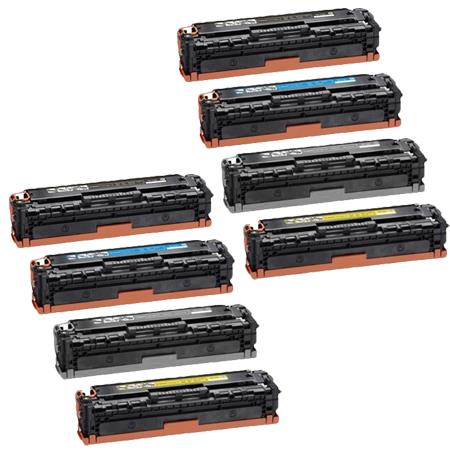 Product image for 999inks Compatible Multipack Canon 731BK/C/M/Y 2 Full Sets Standard Capacity Laser Toner Cartridges - Small
