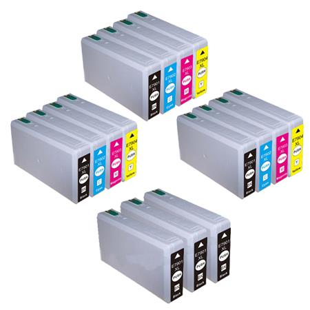 Product image for 999inks Compatible Multipack Epson T7901 3 Full Sets + 3 FREE Black Inkjet Printer Cartridges - Small
