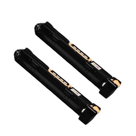 Product image for 999inks Compatible Twin Pack OKI 1221601 Black Laser Toner Cartridges - Small