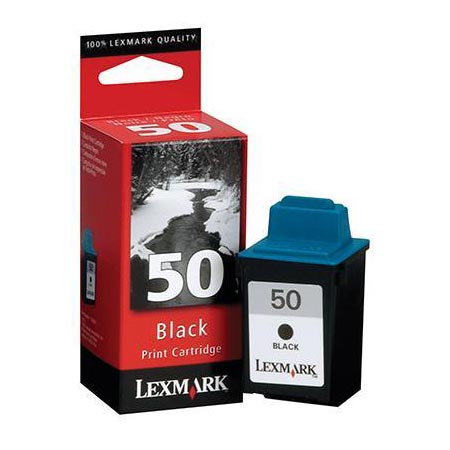Product image for Lexmark No. 50 Black Original Ink Cartridge - Small