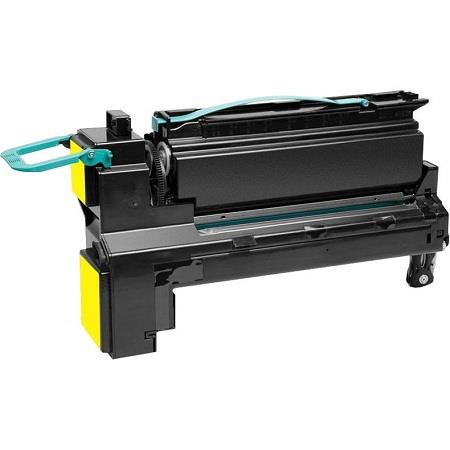 Product image for 999inks Compatible Yellow Lexmark C792A1YG Laser Toner Cartridge - Small