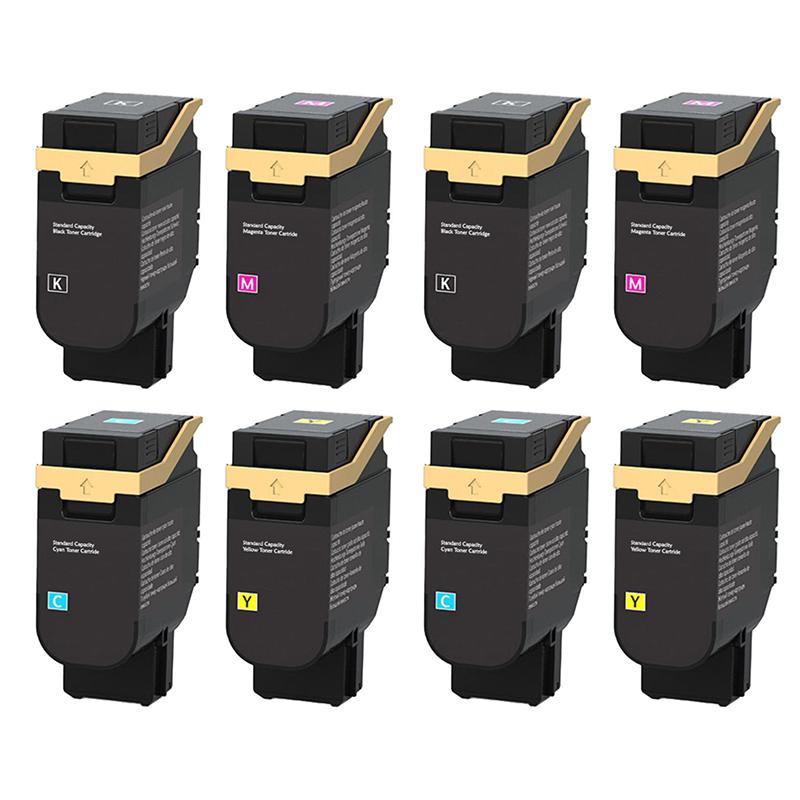 Product image for 999inks Compatible Multipack Xerox 006R04677-80 2 Full Sets Standard Capacity Laser Toner Cartridges - Small