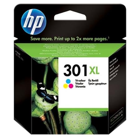 Product image for HP 301XL Tri-Colour Original High Capacity Ink Cartridge - Small