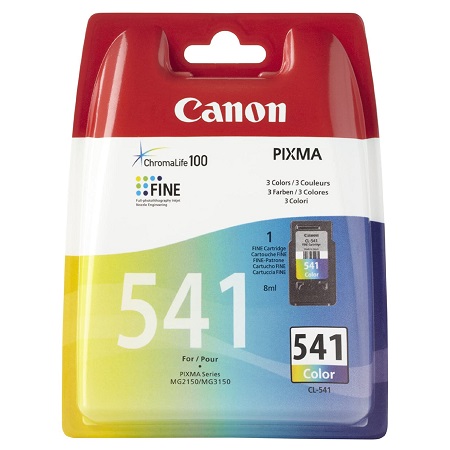Product image for Canon CL-541 Tri-Colour Standard Capacity Original Ink Cartridge - Small