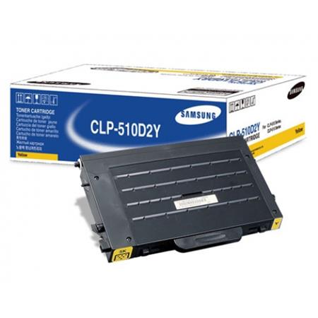Product image for Samsung CLP-510D2Y Yellow Original Toner Cartridge - Small