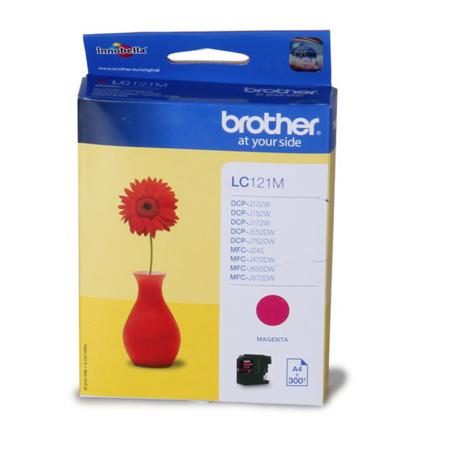 Product image for Brother LC121M Magenta Original Ink Cartridge - Small