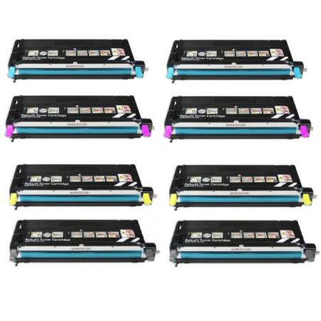 Product image for 999inks Compatible Multipack Lexmark X560H2KG/YG 2 Full Sets High Capacity Laser Toner Cartridges - Small